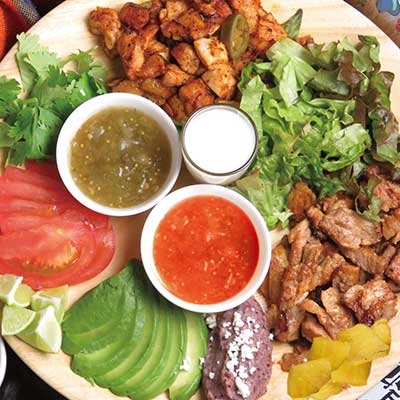 Set de tacos para fiesta