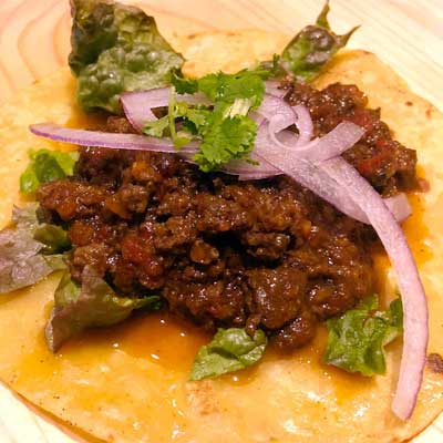 Tacos de carne para tacos